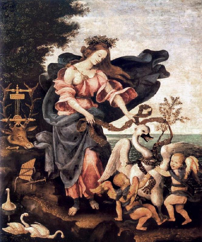 LIPPI, Filippino Allegory of Music or Erato sg china oil painting image